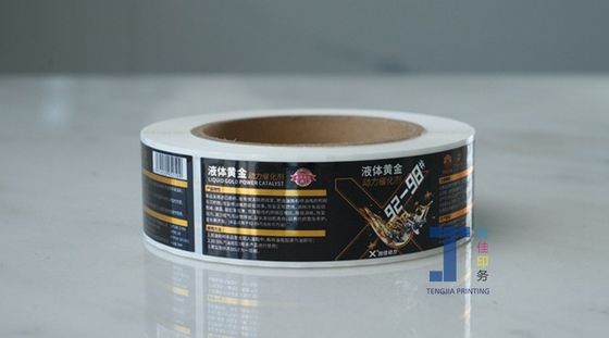 Nhãn dán nóng bằng vàng sáng cá nhân Nhãn đóng gói chai mỹ phẩm
