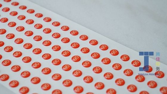 Nhãn nhãn sản phẩm được in nổi tùy chỉnh