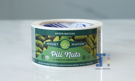 Nhãn dán trên bao bì thực phẩm với lớp phủ tia cực tím