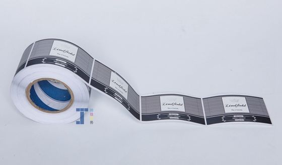 in kỹ thuật số hình chữ nhật tròn nhãn dán rượu vang chống nước