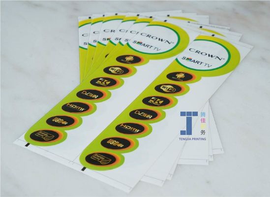 Các nhãn dán sản phẩm điện tử trong nhà ngoài trời BOPP PE cho sử dụng chuyên nghiệp