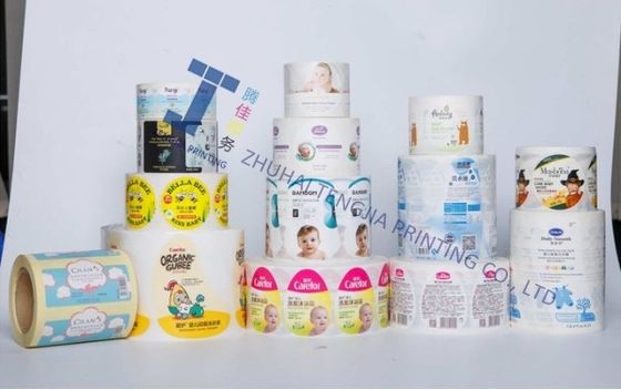 Nhãn dán xà phòng tay đầy màu sắc