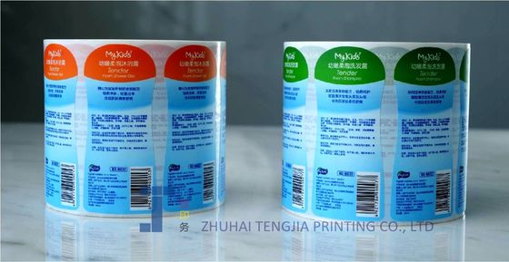 Nhãn dán chai dầu gội tùy chỉnh