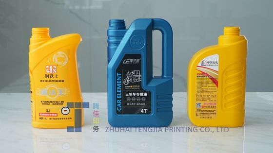 Blowing chai trong khuôn nhãn dầu động cơ chai dán thấp tĩnh