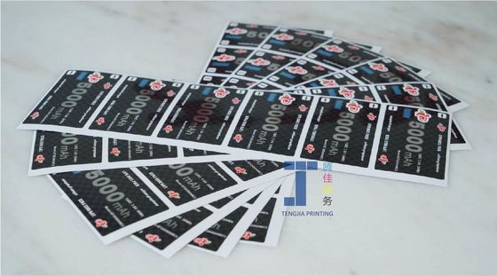 Gloss bề mặt chống giả mạo nhãn chống giả mạo nhãn dán băng