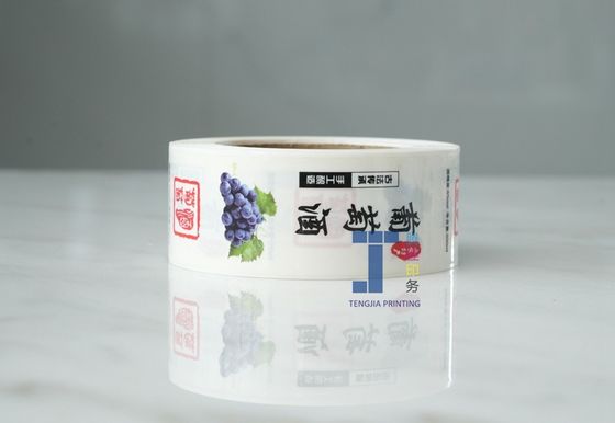 in đầy đủ màu sắc PE nhãn dán rượu vang cuối cùng nước dài - bằng chứng