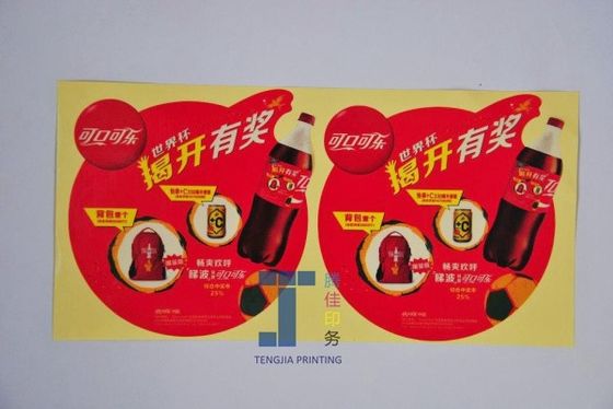 Nhãn nhãn chai thực phẩm thủy tinh nhựa rõ ràng Bao bì tùy chỉnh DIE Cut Roll Nhãn nhãn chống nước
