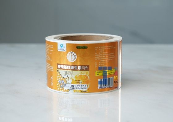 Nhãn nhãn khoang thực phẩm BOPP PE có thể tháo rời Nhãn nhãn chống nước cho thùng chứa thực phẩm
