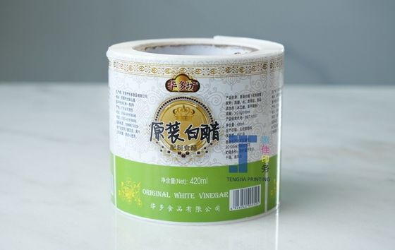 Tùy chỉnh Thực phẩm doanh nghiệp nhãn dán tự dán nhãn thực phẩm thân thiện với môi trường