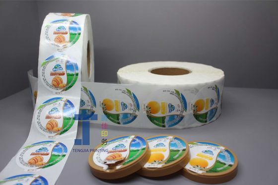 Nhựa dán không dính tự dính Ice Cream Pint Label Dễ xé