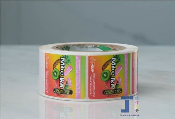 Glossy Matte Lamination in ấn Kraft giấy nhãn cuộn cho nhãn