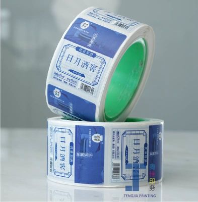 Không có chất kết dính Nhãn giấy Kraft chống nước Nhãn giấy Kraft tùy chỉnh Nhãn giấy Kraft thân thiện với môi trường
