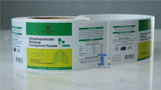 Nhãn dán giấy Kraft hấp dẫn để quảng cáo / quà tặng / trang trí