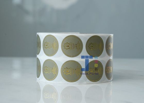 Nhãn dán giấy Kraft hình tròn tùy chỉnh với in Offset