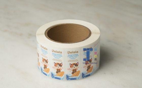bề mặt mờ bóng hoàn thiện Kraft Roll nhãn nhãn giấy thủ công OEM