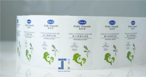 CMYK Color Makeup Labels Stickers Matte Surface Finish Label bình mỹ phẩm