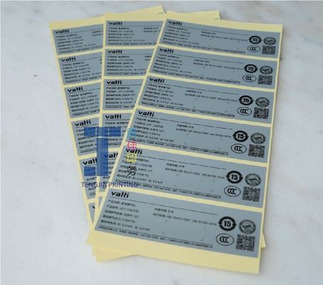 Kích thước tùy chỉnh nhãn cảnh báo điện cho thông báo an toàn