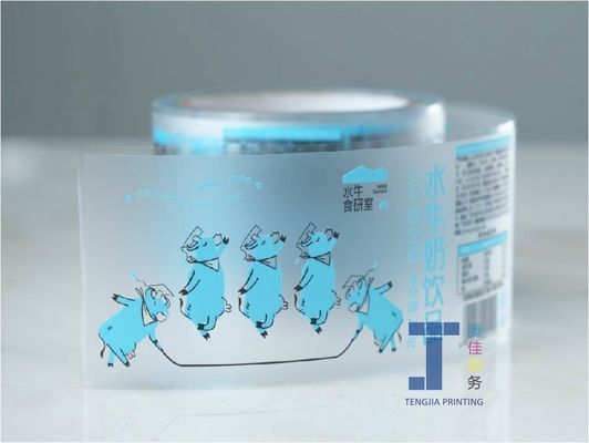 50micron-150micron tùy chỉnh Transparent Label Roll Clear Packaging Stickers