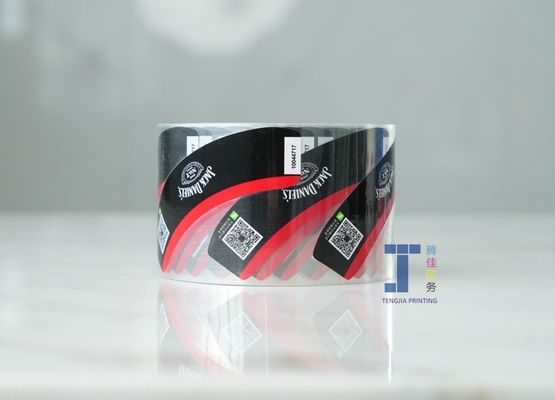 Nhãn phim trong suốt có thể đọc được nhãn dán vinyl rõ ràng tùy chỉnh