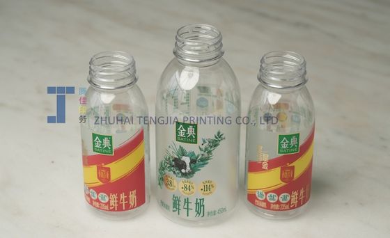 OEM hình chữ nhật in nhãn minh bạch Permanent Adhesive For Bottles