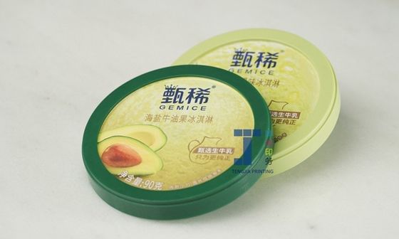 Matte bề mặt hoàn thiện Iml In Mold nhãn dán với màu CMYK