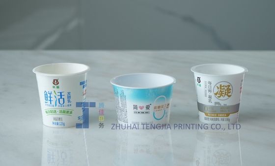 Dẻo cam trong khuôn nhãn nhựa kem bồn nhãn Offset in ấn