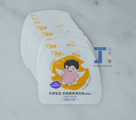 Nhựa PVC đóng gói nhãn với bề mặt kết thúc mờ